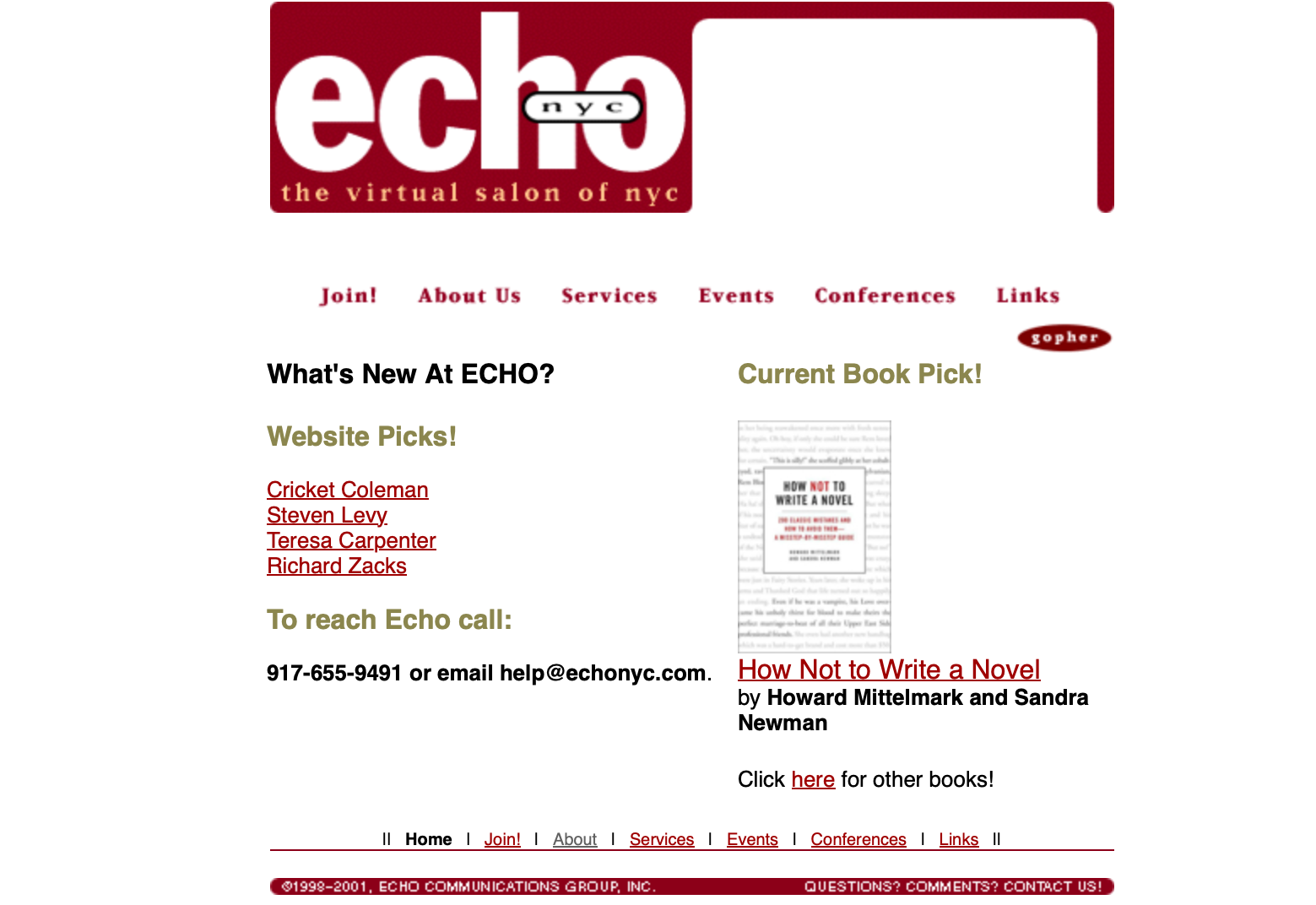 ECHONYC Screenshot, 1990