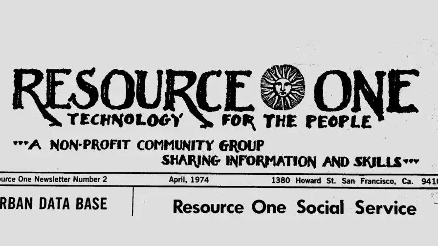 Resource One, 1972